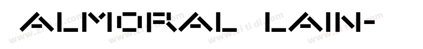 Balmoral Plain字体转换
